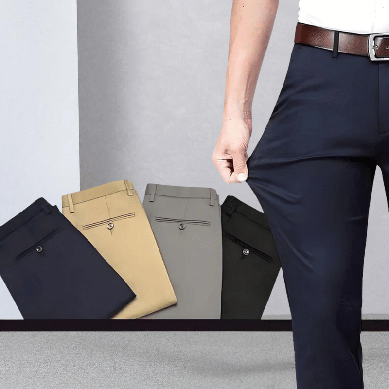 Mode Baron | Stretch Broek Voor Heren