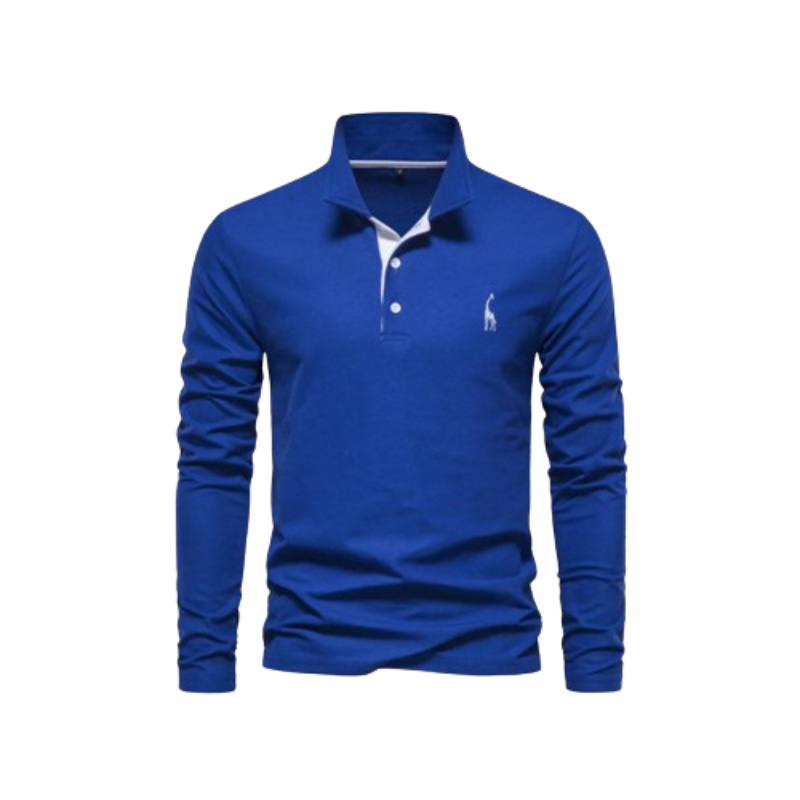 Aaron | Klassiek Lange Mouw Polo Shirt