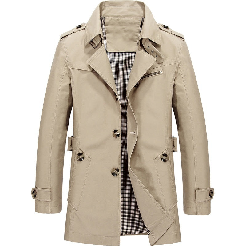 Austin | Klassieke Dubbelrijige Trenchcoat