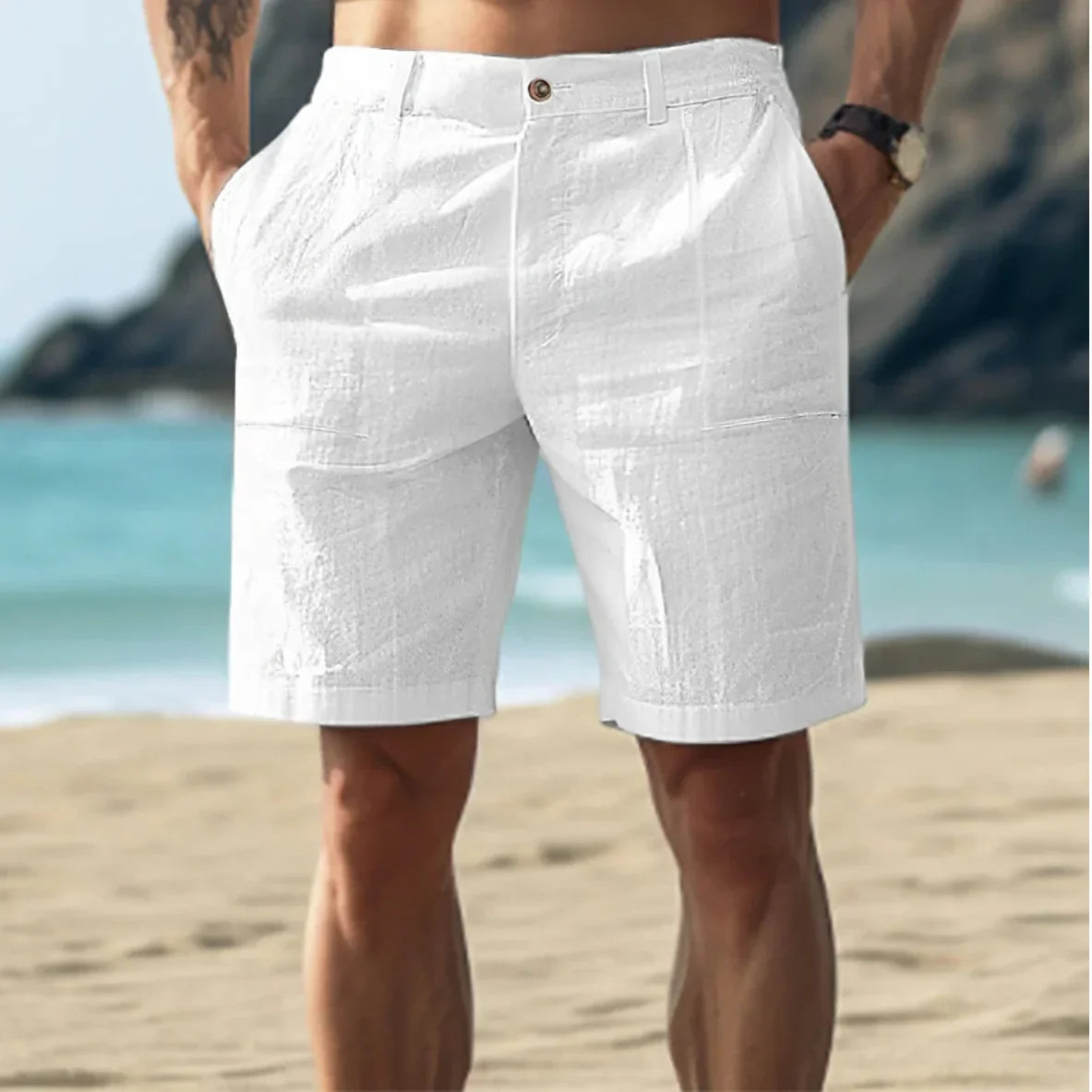 Mode Baron | Premium Linnen Comfy Shorts