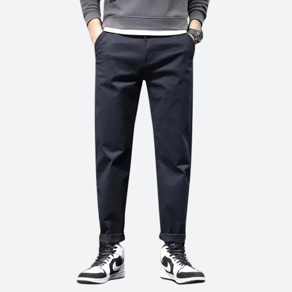 Allen | Relaxed Fit Chino met Stretch Stof