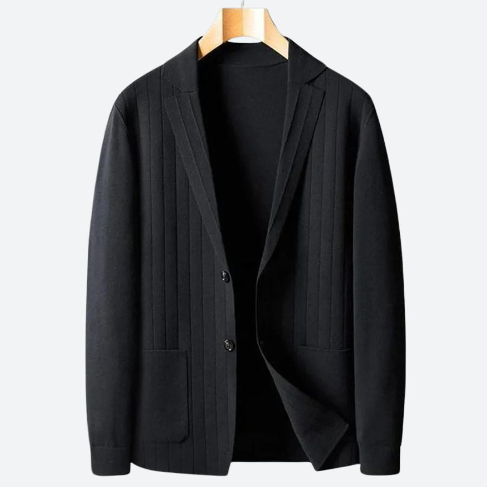 Mode Baron | Geraffineerde geribde blazer