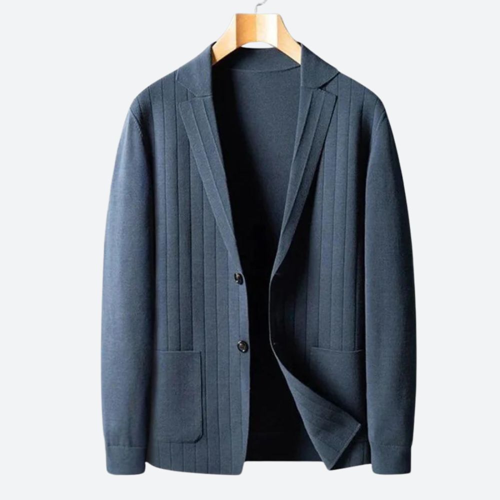 Mode Baron | Geraffineerde geribde blazer