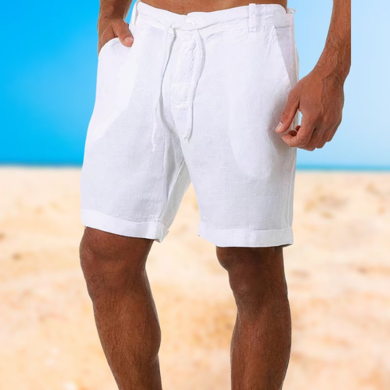 Mode Baron | Linnen Heren Shorts