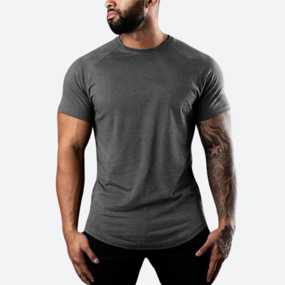 Mode Baron | Ademend T-shirt met korte mouwen