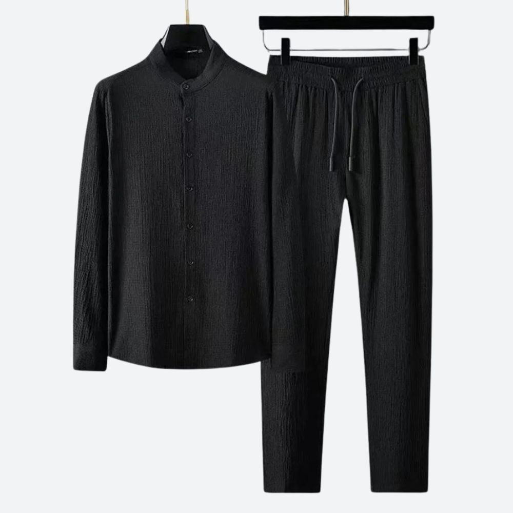 Mode Baron | Stijlvolle set lange mouwen en broek