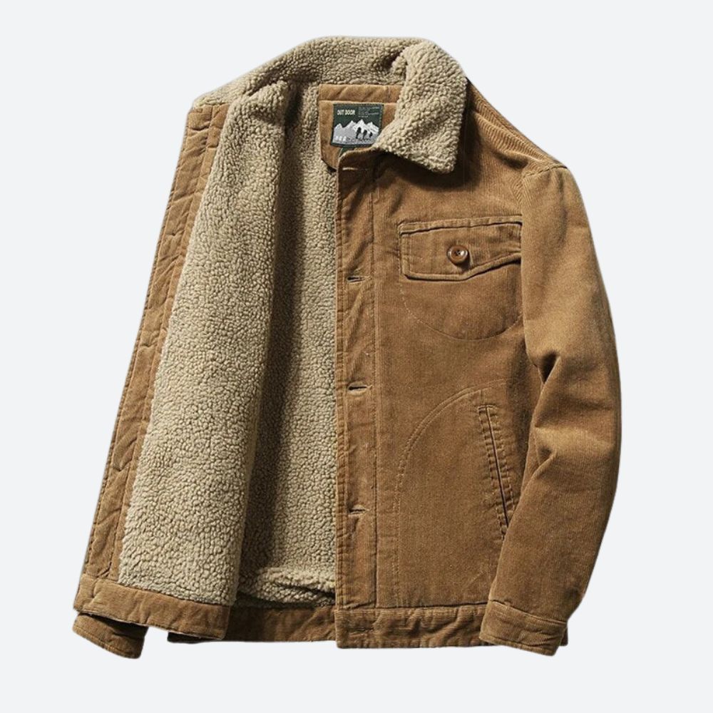 Mode Baron | Corduroy jas voor heren