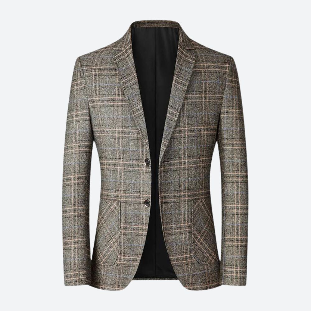 Ezra | Elegante geruite blazer