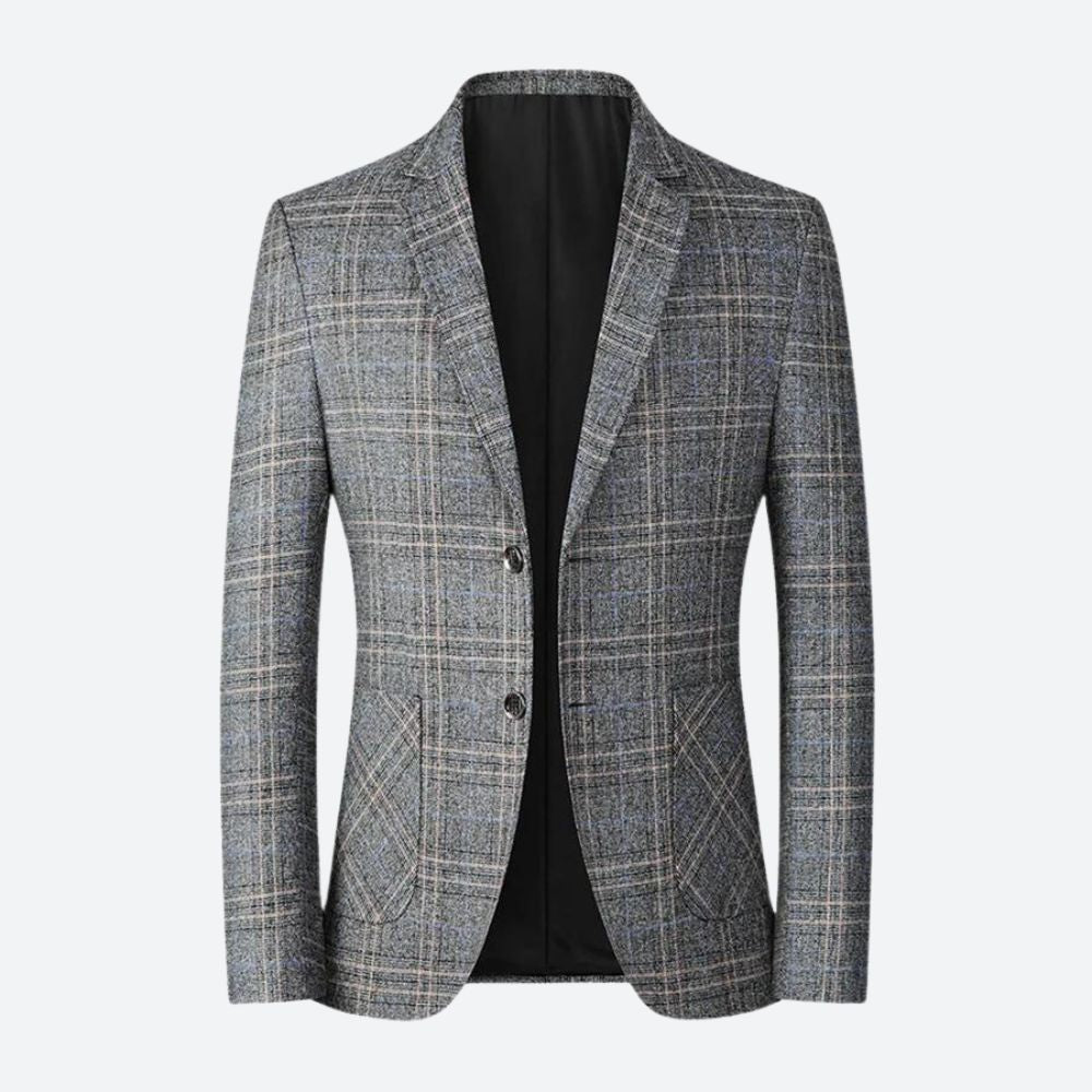 Ezra | Elegante geruite blazer