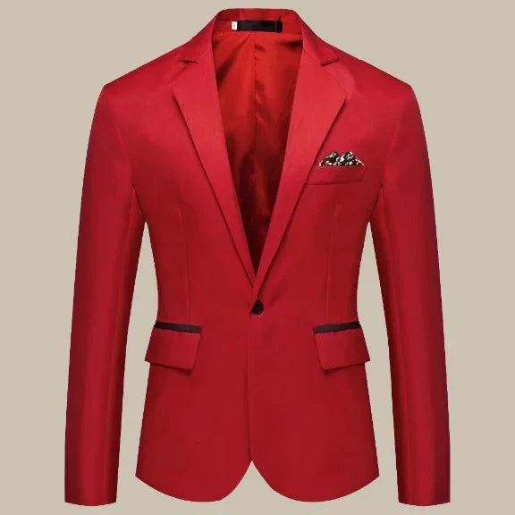 Gents Blazer | Italiaans Stijlvol Slim Fit Jasje voor Mannen