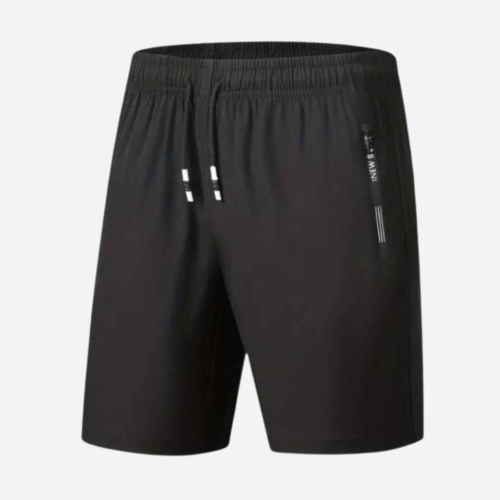 Steve | Sneldrogende Athletic Shorts met zakken met ritssluiting