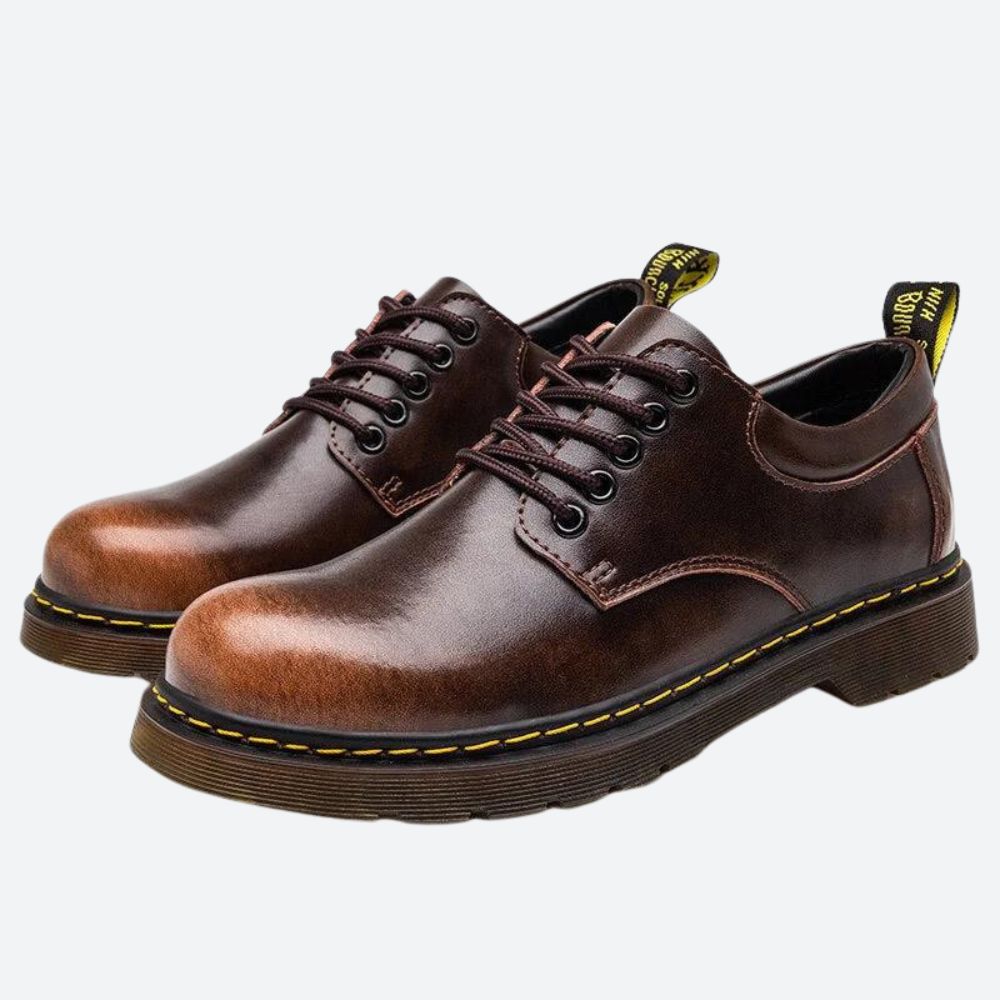 Mode Baron | Handgemaakte Italiaanse leren Oxford schoenen